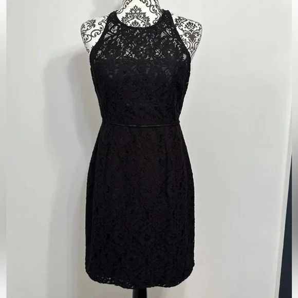 J. Crew | Dresses | J Crew Pamela Black Lace Sleeveless Cocktail Party Evening  Dress Size 4 | Poshmark